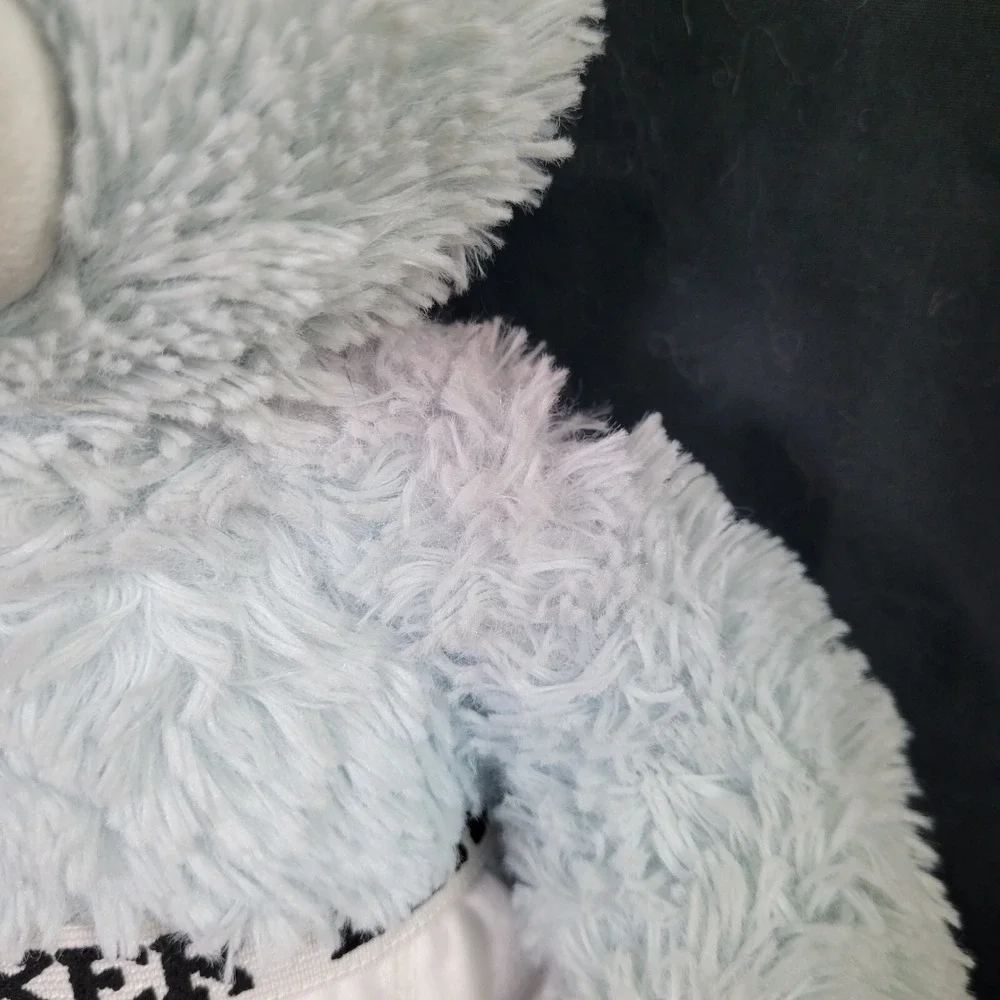 2013 Build-A-Bear Blue Teddy Bear Heart Accents BearBoxer 16.5